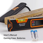 Mecurate Digital Level 15.7'' with LCD Display, 360° Angle Magnetic Digital Torpedo Level, Vertical & Horizontal Spirit Bubble Protractor for Construction Carpenter Craftsman Home Professional