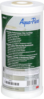 3M Aqua-Pure Whole House Replacement Water Filter Cartridge AP817, for use with AP801 Housing, 25 Micron, Reduces Chlorine, Taste and Odor