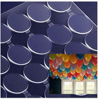 Double Sided Adhesive Putty with Pull Tabs, 350 Clear Dots 0.79 Removable Sticky Tack, Waterproof Poster Putty Glue Dot for Party Decoration Picture