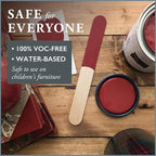 AMY HOWARD AT HOME Chalk-Based One Step Paint for Furniture, Cabinetry, Decor, Finish, and More | No Stripping, Sanding, or Priming | Dark Base | 16 Ounce | Charm School