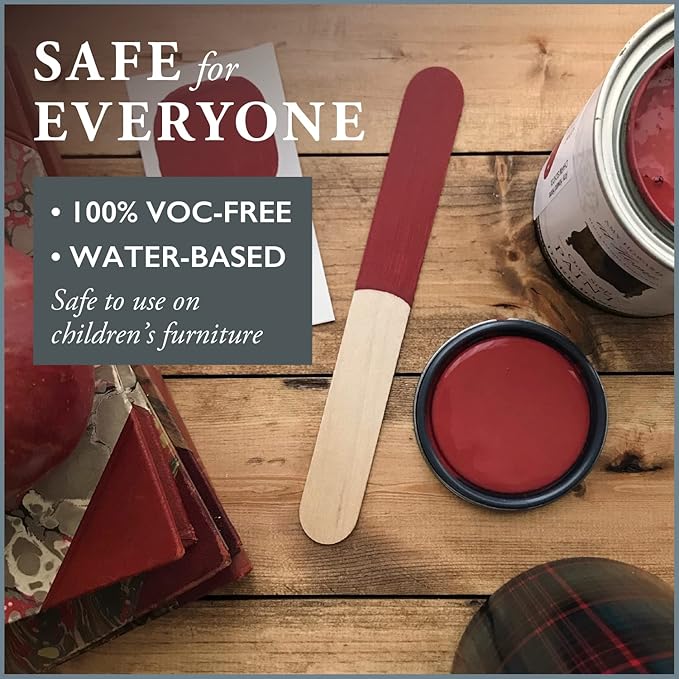 AMY HOWARD AT HOME Chalk-Based One Step Paint for Furniture, Cabinetry, Decor, Finish, and More | No Stripping, Sanding, or Priming | Dark Base | 32 Ounce | Charm School