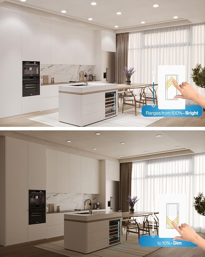 Sunco 24 Pack 4 Inch LED Recessed Lights, Slim Canless Ceiling Lighting, 650 LM, 10W (60W Equivalent), 3000K Warm White, Dimmable, Wafer Thin, Ultra Thin with Junction Box ETL.