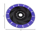 YIJING 7 Inch Diamond Blade - Metal Cutting Wheel for Rebar, Sheet Metal, Angle Iron, Stainless Steel