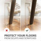 235 pcs Felt Furniture Pads Brown & Beige X-Protector! Huge Quantity of Furniture Pads for Hardwood Floors – Your Ideal Wood Floor Protectors for Furniture. Protect Any Type of Hard Floor!