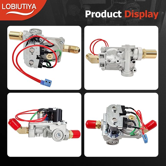 92078 Gas Valve, 6 Gallon RV Water Heater Gas Valve Fit for Dometic Atwood G6A G610 GC6A GC6AA GCH6 GCH6A GH610 G9 GEH9 Water Heater Parts, 93870 93869 93844 OEM SVC Valves Assembly 6 Gal