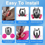 Full Face Respirator Mask with Filters 60921 & 2091，Reusable Gas Mask for Painting，Welding, Griding&Cuting | Anti-Fog, Silicone Face Seal, Dust Protection