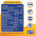 GLP-1 Supplement | 300 Billion AFU Akkermansia Muciniphila, Akkermansia Probiotic for Women Men, Akka Superbiotics for GLP-1 Production, Digestive, Gut, Immunity, Enhances Gut Lining Function, 4 Packs
