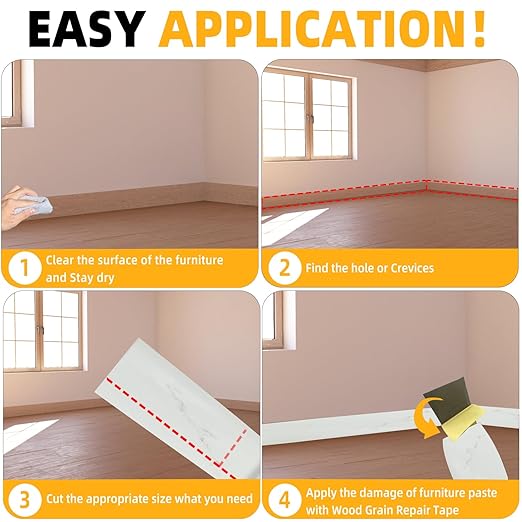 GSCIT Club Marble Wallpaper, 2.4 inch X 15ft Self Adhesive Wood Grain Repair Tape Marble Repair Patch for Tables, Chairs, Baseboards, Doors, Windows, Floors, Handicraft DIY.