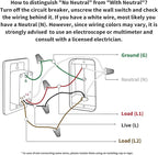 Aqara Smart Light Switch (with Neutral, Double Rocker), Requires AQARA HUB, Zigbee Switch, Remote Control and Set Timer for Home Automation, Compatible with Alexa, Apple HomeKit