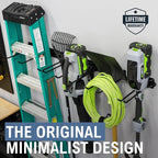 StoreYourBoard Garage Tool Organizer Wall Mount – Heavy Duty Garage Wall Organizer for Garage Organization and Storage, Broom Holder Wall Mount for Gardening Tools & Yard Tools – 48" Holds 450 lbs