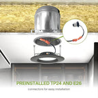 ASD 6 Inch Retrofit LED Recessed Lighting | Metal Trim Bronze 12W 1078LM 120V 2700K-5000K Adjustable Ceiling Downlights | Triac Dimmable Wet Rated Room Can Lights, ETL Energy Star