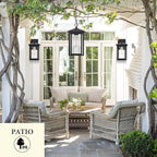 Outdoor Wall Lights Dusk to Dawn Porch Lights Outdoor Wall Sconce Dusk to Dawn Porch Light Fixture Aluminum Waterproof Farmhouse Sconces for Outside Patio House 2 Pack