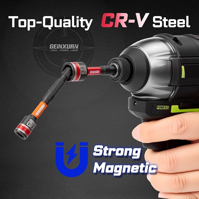 19 Pieces Ratcheting Screwdriver Set, Mini Rachet Wrench, Rachet Screwdriver Handle and Nut Driver with 12 Pcs Impact Screwdriver Bits, Portable Hand Tools Set for Repair DIY