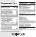 10X Health Optimize Methylated Multivitamin for Men & Women - 34 in 1 Formula with 800 mcg of Vitamin B12, Vitamin E, 5-MTHF, B Complex, NAC, Magnesium & Zinc Multivitamins - 90 Capsules