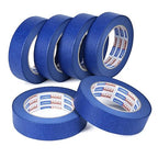 ADHES Blue Painters Tape Masking Tape for Painting,Paint Tape No Residue Outdoor Anti UV Multi Surface Use, 30mm x 50m (1.2Inch x 55yard),6Rolls
