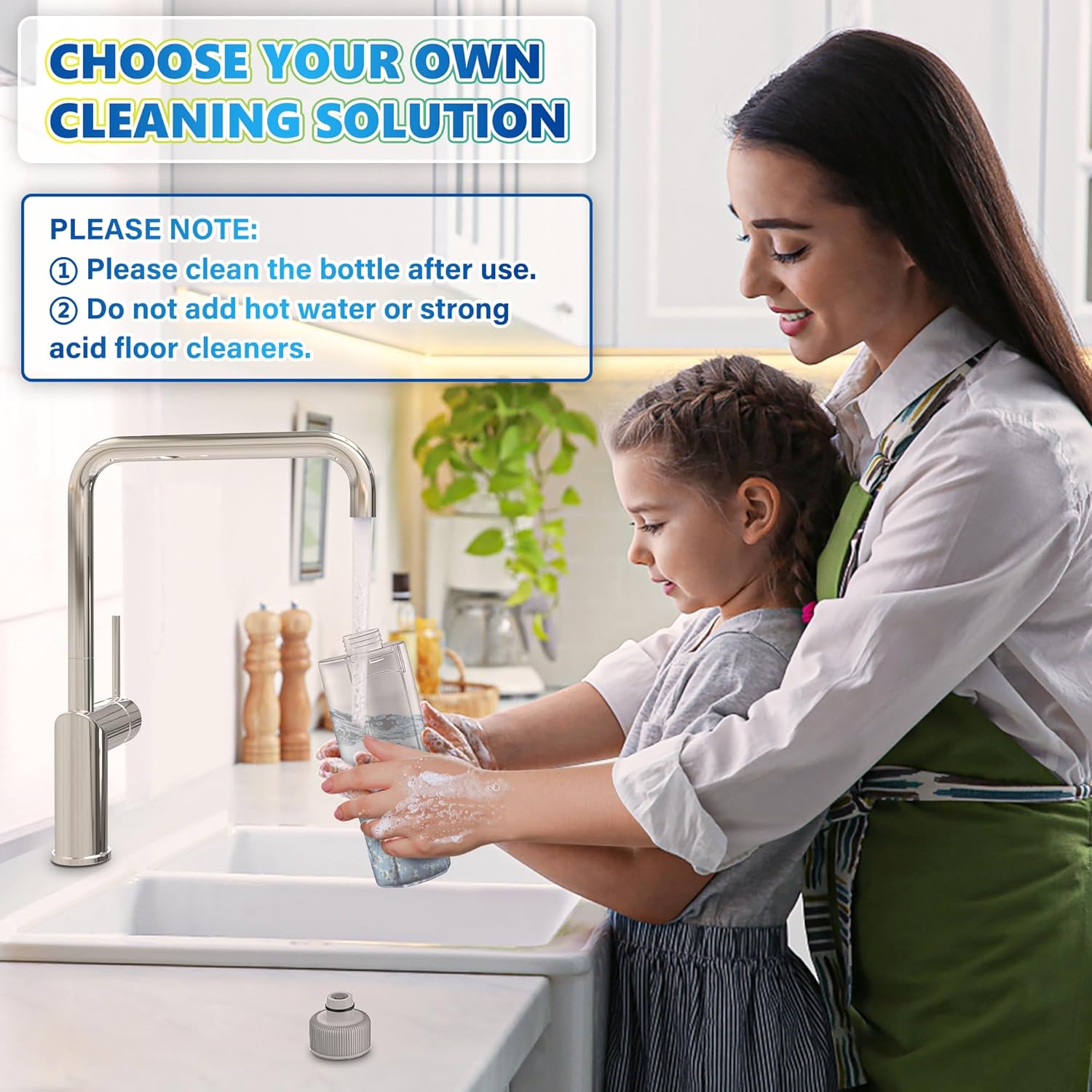 Microfiber Spray Mops for Hardwood Floor Cleaning - MEXERRIS Wet Jet Mops Dry Dust Mop with 3X Washable Pads fit for Swiffer Powermop Flat Mop for Wood Laminate Tile Vinyl Cement Concrete