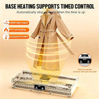 Clothes Dryer, Portable Foldable Drying Machine with Timer, Easy Carry Laundry Drying Wardrobe with Large Capacity, Electric Dryer/Rack for Home | Appartments | RV (Blue DF1)