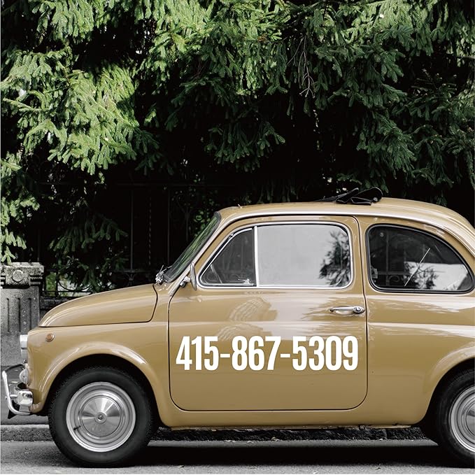 220 PCS Letter Stickers Big Font Mailbox Numbers and Letters Self Adhesive Vinyl Waterproof Alphabet Number Stickers for Bulletin Board Mailbox House Address,Cars,Poster,Business Decor(6 Inch,White)