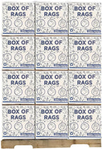 Recycled Color T-Shirt Cleaning Rags (600 lbs. Pallet 60x10 lbs Box) in Box Color Cotton Rags, Perfect for Housing & Workshop Tasks Elevate Your Cleaning Routine!