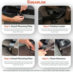 GearLok UnderSeat Truck Locker – Secure Under Seat Storage for Trucks – Lockable Truck Organizers and Storage for Tools, Ammo and Equipment
