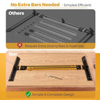 Stair Tread Template Tool (Brass/Black) Stair Tread Measuring Tool - Stair Tread Jig - Stair Tread Gauge - Modern Stair Template Tool