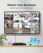 ZOSI 32 Channel 4K PoE Security Camera System, Face Person Vehicle Detection, 2 Way Audio, 24 x 8MP Spotlight Outdoor Indoor IP Cameras, 32CH 4K NVR with 8TB HDD for 24/7 Recording