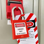SAFBY Lockout Tagout Locks, Safety Padlock, Keyed Differently Loto Safety Padlocks for Lock Out Tag Out Kits Station (Red 1-30)