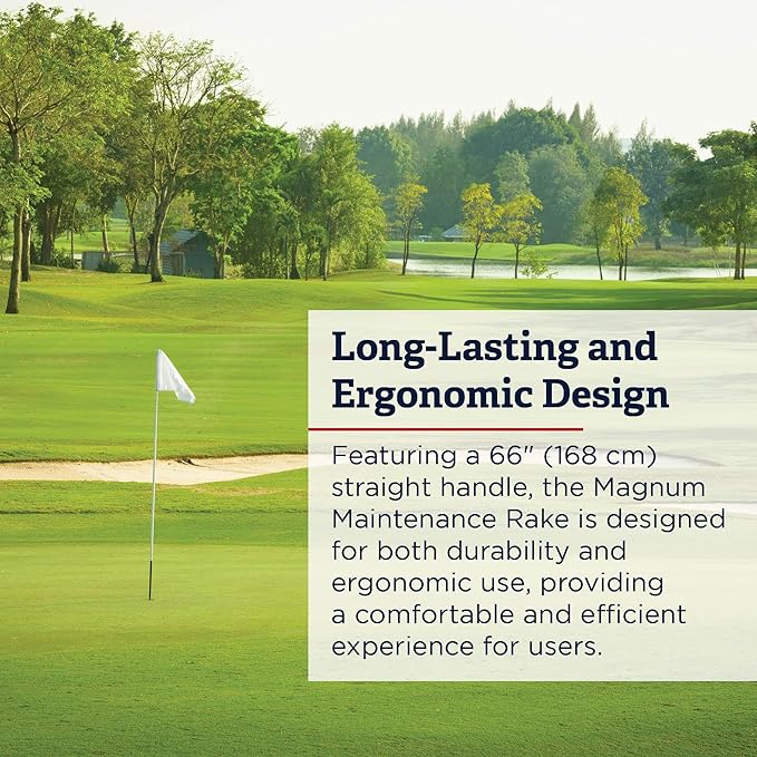 Standard Golf 30" Magnum Maintenance Straight Tooth Rake from