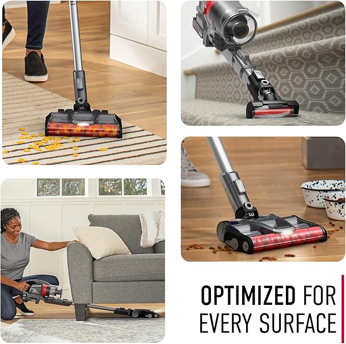 Hoover ONEPWR WindTunnel Emerge Pet+ Cordless Stick Vacuum Cleaner, Lightweight Stick Vac, Powerful and Quiet Cleaning, Self Standing, No Wall Mount Required, Cordless Vacuum Cleaners for Home Use