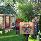 4th of July Patriotic Mailbox Covers Magnetic Standard Size 21 x 18 Inch American Flag Independence Day Mailbox Wraps Postbox Covers Garden Yard Decorations for Outdoor