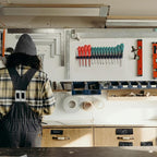 Magnetic Screwdriver Organizer, Aluminum Alloy Rail Tool Holder, Fits Up to 16 Screwdrivers (Blue)