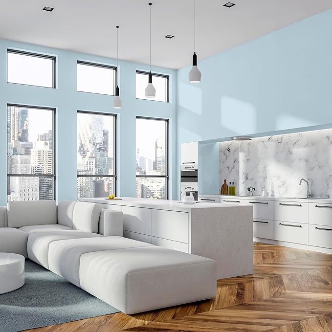 Rust-Oleum Color Spark Interior Paint and Primer in One, Matte, Bubble Bath, 1 Gallon