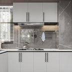 Asidrama 10 Pack 7 Inch(177mm) Champagne Bronze and Matte Black Kitchen Cabinet Handles, Cabinet Pulls Kitchen Cabinet Hardware Cupboard Handles Drawer Pulls