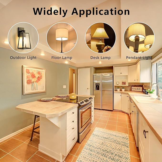 Par20 Halogen Flood Light Bulb, 39W 120V PAR20 Light Bulb, Dimmable, E26 Base, 2700K Warm White, 3000 Hours for Indoor Range Hood, Track Oven, Ceiling Can Lamp（12Pack）