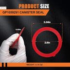 Flush Valve Seal for Kohler, 2-Pack GP1059291 Silicone Replacement for Toilet - Upgraded Leak-Proof Gasket Seal Kit Compatible with Kohler Canister, K-GP1059291