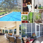 Fiberglass Window Screen Roll 48in x 100ft DIY Custom Screens Replacement Mesh for Windows Doors Patio Screens Premium Pet Proof Screen Porch Screen for Outdoor Kitchens Tree Houses Pool Houses