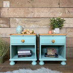 Dixie Belle Paint Company Chalk Finish Furniture Paint - Sea Glass (32oz) - Matte Pastel Blue/Green Chic Chalk Mineral DIY Furniture Paint