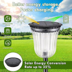 Solar Pathway Lights Super Bright 200 lumens with 2-in-1 Warm White and Daylight Modes, Solar Lights Outdoor Waterproof for Yard, Path, Sidewalk, Driveway or Walk Way Light(2 Pack)