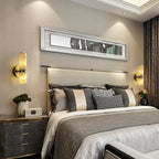 Alabaster Wall Sconces Set of Two, 13in Brass Alabaster Sconce, Modern Spanish Natural Marble Sconces Lights, Gold Sconces for Bathroom Vanity Bedroom Living Room Staircases Hallway