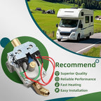 92089 GC10A-4E RV Water Heater Gas Valve Compatible with 10 Gallon Models (G10-1E G10-3E GC10-1E GC10A-2E GCH10A-3E GC10A-3E GC10A-4E) 93844 93870 93321 92078 93869 Valves Parts Assembly