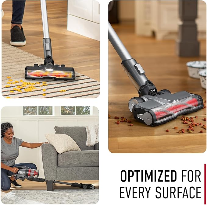 Hoover ONEPWR WindTunnel Emerge Cordless Stick Vacuum Cleaner, Lightweight Stick Vac, Powerful and Quiet Cleaning, Self Standing, No Wall Mount Required, Cordless Vacuum Cleaners for Home Use