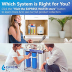 Express Water - Whole House Water Filter System - 2-Stage Water Filtration System - Sediment & Carbon Filters - Reduce Harmful Contaminants - Clean Drinking Water - Includes Easy Release, and 1” Inch
