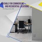 ENERLITES Decorator Receptacle Outlet with Wall Plate, Tamper-Resistant, Gloss Finish, Residential Grade, 3-Wire, Self-Grounding, 2-Pole, 15A 125V, UL Listed, 61501-TR-GYWP, Gray