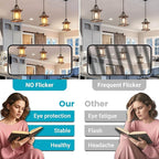 TJOY 12 Pack A19 Vintage LED Edison Bulbs, Non-Dimmable, 60W Equivalent, High Brightness 2700K Warm White, 8W E26 Standard Base, 760 Lumens, CRI80+, Clear Glass Filament Bulb for Home, Farmhouse