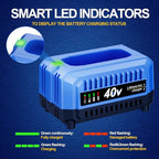 40-Volt Charger Replace for Kobalt 40V Battery Charger, Compatible with Kobalt 40V Li-ion Battery KB640-03 KB240-06 KB640-06 KB245-06 KB440-03