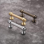 Alzassbg 15 Pack Polished Chrome Cabinet Pulls, 3 Inch(76mm) Hole Centers Cabinet Handles Kitchen Hardware Straight Bar for Cabinets and Drawer AL3082CP