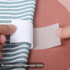 Heavy Duty Double Sided Tape Extra Strong - 1.18inx66FT Clear Mounting Tape for Office Supplies,Wall Decor,Carpet Fix, Home & School Use - Weatherproof, High Adhesive, Mesh Reinforced Tape