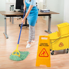 Matthew Cleaning Heavy Duty Mop Head Commercial Replacement for General and Floor Cleaning , Wet Industrial Blue Cotton Looped End String Head Refill (Case of 36) Green