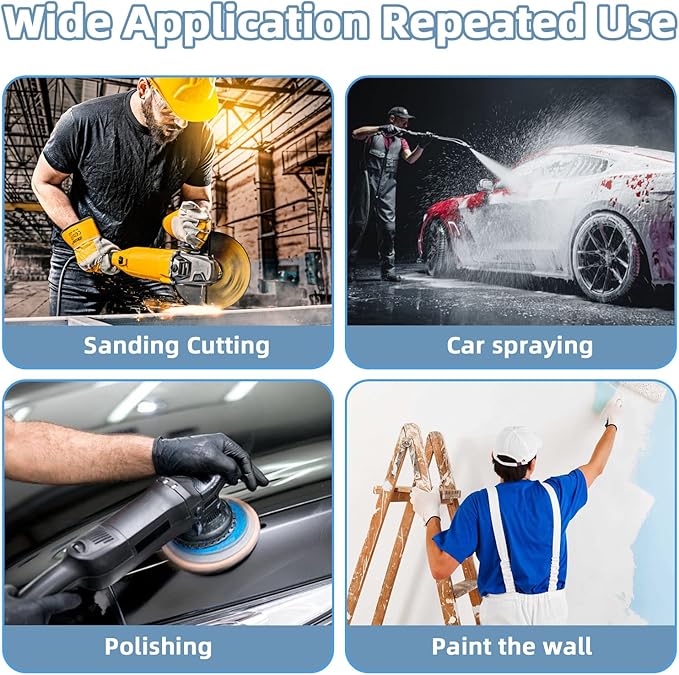 Full Face Respirator, Full Face Respirator with Filters, Reusable Paint Protection Mask, for Agriculture, Construction, Sawing and Welding