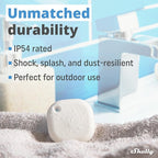 Shelly Blu Button Tough Ivory | Bluetooth-Operated Multi-click Action and Scenes Activation Button | Versatile Control | Home Automation | IP54 Waterproof | Highly resilient | Broad range